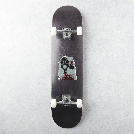 Sticker Temps de révolte (Skateboard)