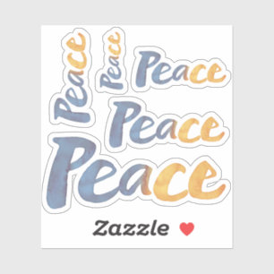 Sticker Tenez-vous avec l'Ukraine - PAIX Anti-guerre Liber