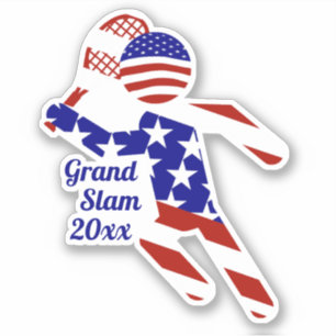 Sticker TENNIS DES HOMMES Patriotiques DES USA