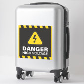 Sticker Tension élevée dangereuse (Sur valise)