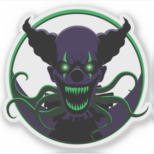 Sticker Tentacle Clown (Devant)