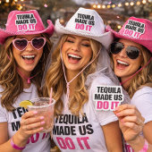 Sticker Tequila Made Us Do It | Équipe de choc pour mariag