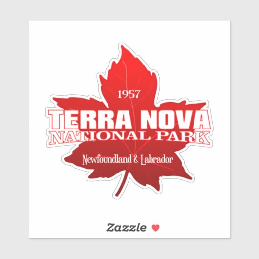 Sticker Terra Nova NP (feuille d'érable) (Feuille)