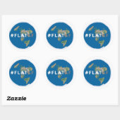Sticker Terre Plate | #flataf (Feuille)
