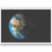 Sticker Terre Pleine Montrant Des Nuages Simulés Sur L'Afr (Devant)