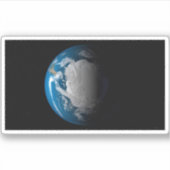 Sticker Terre Pleine Montrant Des Nuages Simulés Sur L'Ant (Devant)