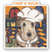 STICKER TERRIER AIREDALE        (Recto)