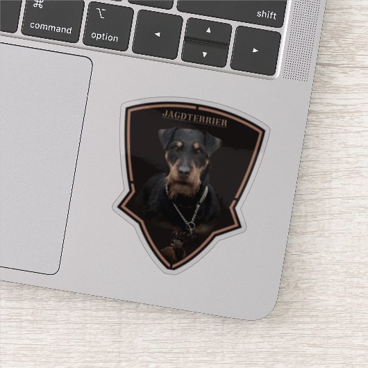 Sticker Terrier de chasse allemand (Jagdterrier) (Détail)