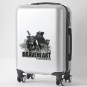 Sticker Terrier de chasse allemand, Le Jagdterrier, Art (Sur valise)