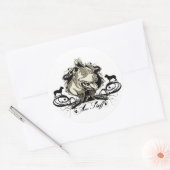 Sticker Terrier du Staffordshire américain (Enveloppe)
