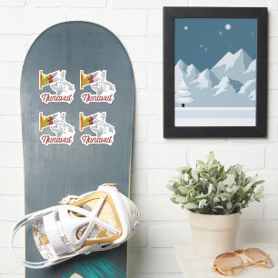 Sticker Territoire et drapeau territorial du Nunavut