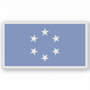 Sticker Territoire sous tutelle du pavillon des îles du Pa