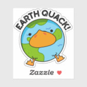 Sticker Terthquack Funny Tremblement de terre jeu (Feuille)