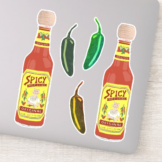 Sticker T'es Kitten ? Sauces Chaudes Cuite Chat Salsa épic (Détail)
