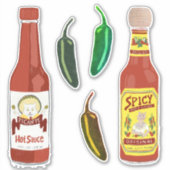 Sticker T'es Kitten ? Sauces Chaudes Cuite Chat Salsa épic (Devant)