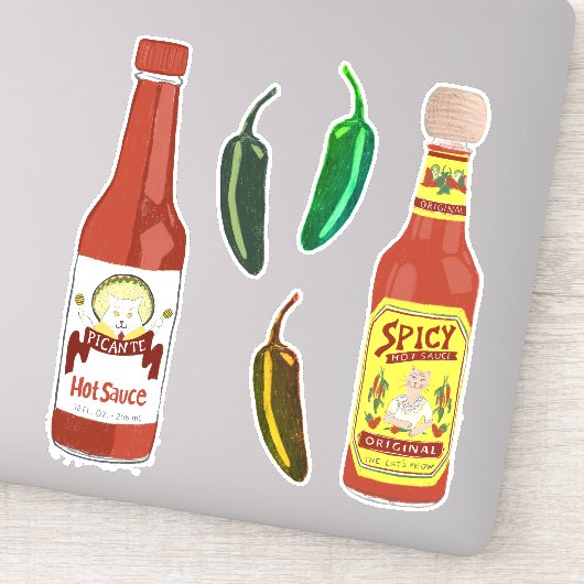 Sticker T'es Kitten ? Sauces Chaudes Cuite Chat Salsa épic (Détail)