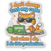 Sticker Testing in Production (Devant)