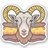 Sticker Tête de chèvre (Recto)