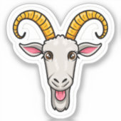 Sticker Tête de chèvre (Recto)