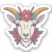 Sticker Tête de chèvre (Recto)