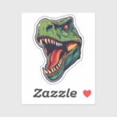 Sticker Tête de dragon (Feuille)