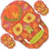 Sticker Tête de feuille d'Aspen 16 (Devant)