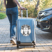 Sticker Tête de lion géométrique cool (Valise Insitu)