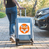 Sticker Tête de renard vibrant (Valise Insitu)
