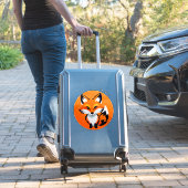 Sticker Tête de renard vibrant (Valise Insitu)