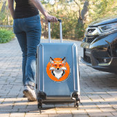 Sticker Tête de renard vibrant (Valise Insitu)