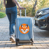 Sticker Tête de renard vibrant (Valise Insitu)