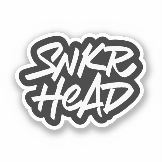 Sticker Têtes de baskets SNKR HEAD (Recto)