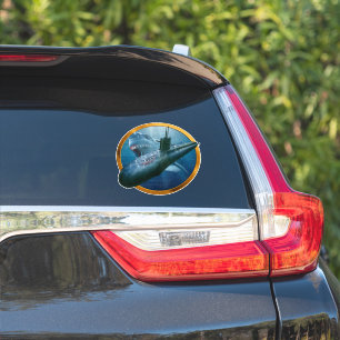 Sticker Têtes de Sardines Vétéran Requin Sous-Marin