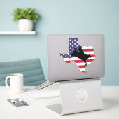 Sticker texan pur (Ordinateur portable sur le bureau)