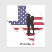 Sticker texan pur (Feuille)