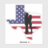 Sticker texan pur (Feuille)