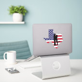 Sticker texan pur (Ordinateur portable sur le bureau)
