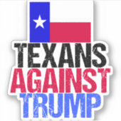 Sticker Texans contre Trump Texas Democrat Laptop (Devant)