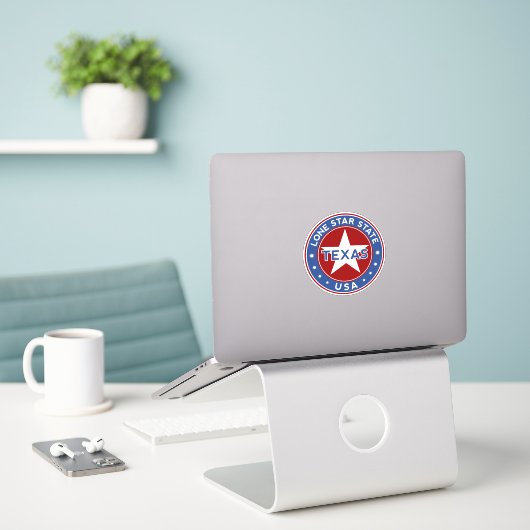 Sticker Texas (Ordinateur portable sur le bureau)