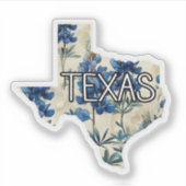 Sticker Texas Bluebonnet (Devant)