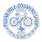 Sticker Texas Hill Country (cyclisme) (Devant)
