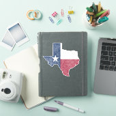Sticker Texas Lone Star Vintage Austin Dallas Houston (Couverture iPad)