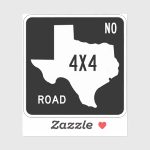 Sticker Texas Offroad Four Wheel Drive