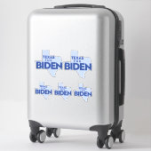 Sticker Texas Pour Biden (Sur valise)