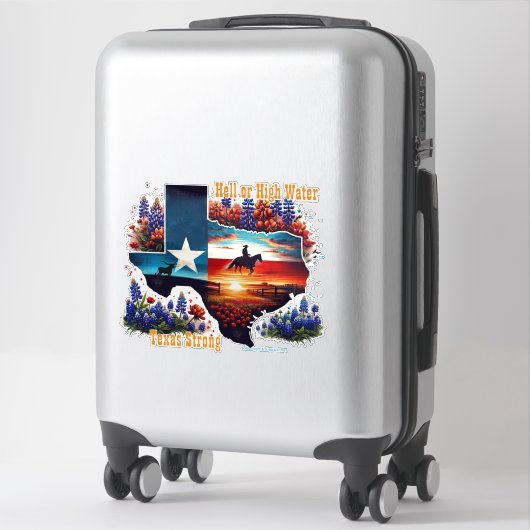 Sticker Texas Strong  (Sur valise)