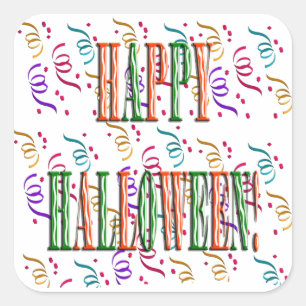 Sticker texte Confetti & Halloween Festival