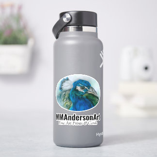 Sticker Texte d'art Peacock