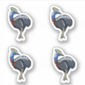 Sticker texte de la dent de couleur cassowary (Devant)
