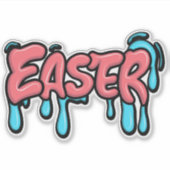 Sticker Texte de Pâques Sublimation-61424 (Devant)