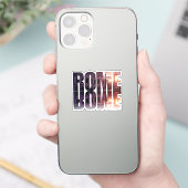 Sticker Texte de Rome avec souvenir du Colisée (Téléphone)